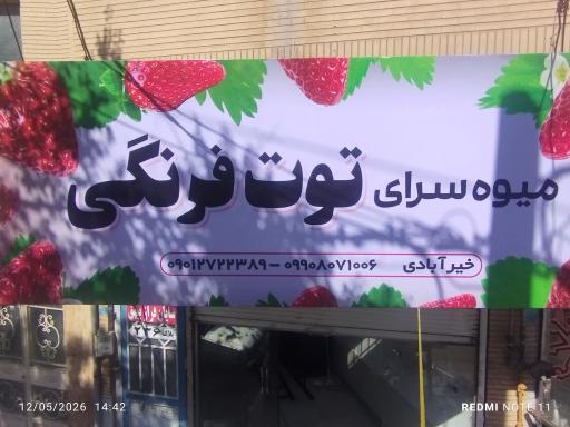 میوه فروشی توت فرنگی 