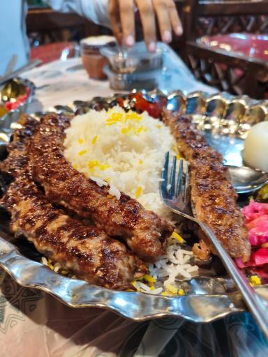 عکس چلوکباب ذغالی جاغرق