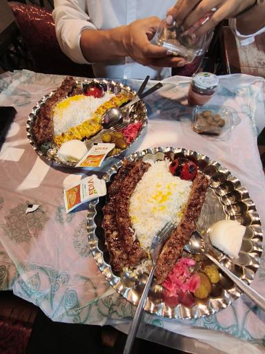 عکس چلوکباب ذغالی جاغرق