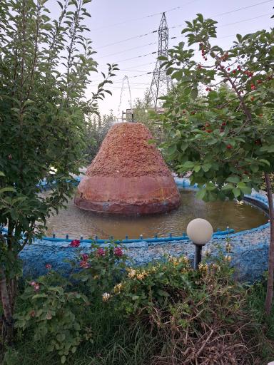 عکس باغ رستوران ارکیده سفید