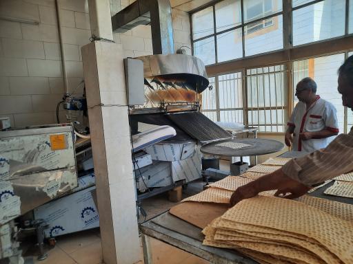 عکس نانوایی لواش