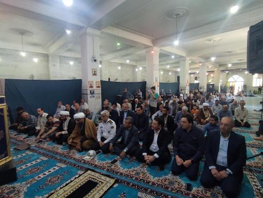 عکس مصلی نماز جمعه صباشهر 