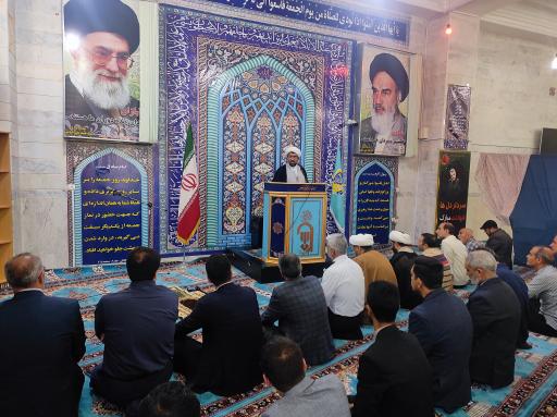 عکس مصلی نماز جمعه صباشهر 