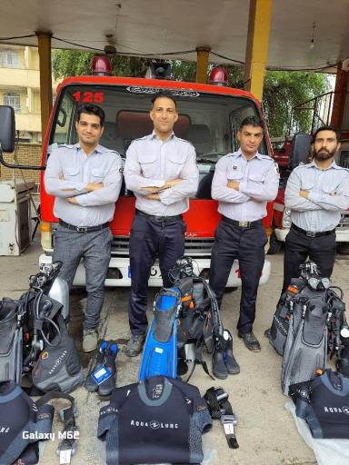 عکس اداره آتش نشانی شهرستان شوشتر 