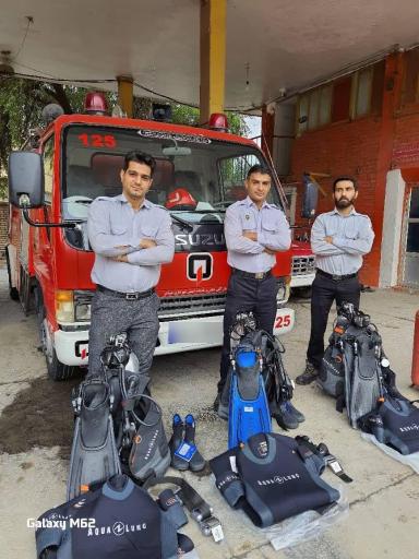 عکس اداره آتش نشانی شهرستان شوشتر 