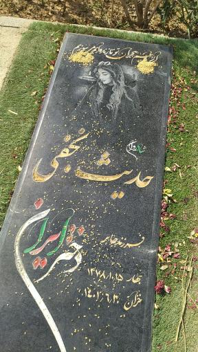 عکس مزار حدیث نجفی 