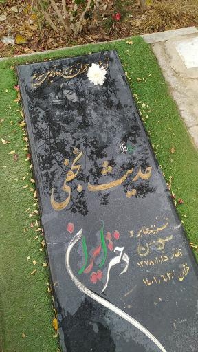 عکس مزار حدیث نجفی 