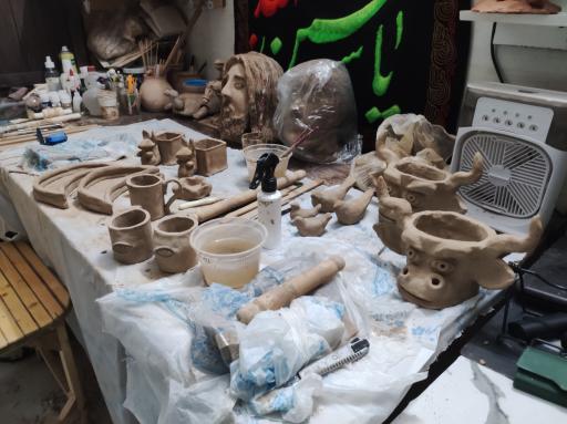 عکس صنایع دستی خِشتُ چوب