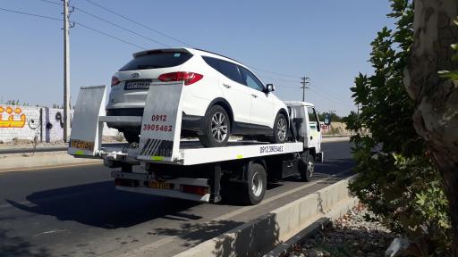 عکس جرثقیل خودروبر و خودروسوار شهریار