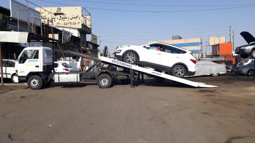 عکس جرثقیل خودروبر و خودروسوار شهریار