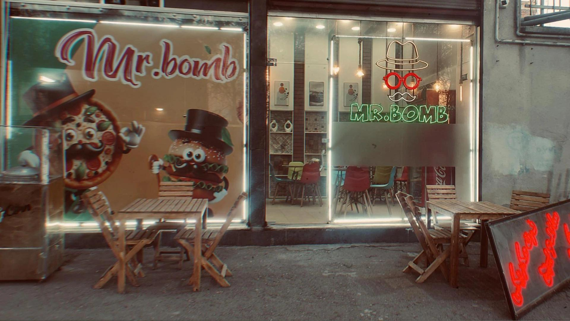 عکس فست فود مستر بمب