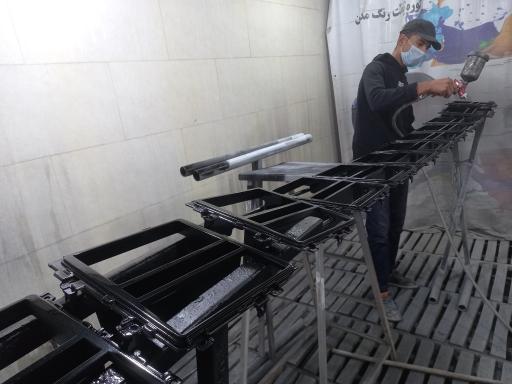 رنگ کوره ای خودرو رضایی 