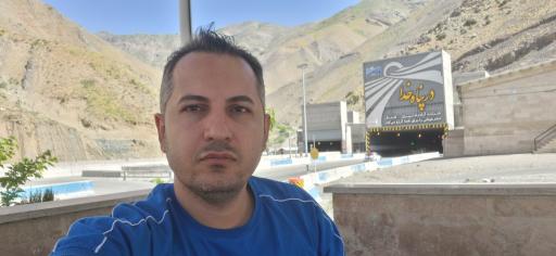 عکس ابتدای ورودی تونل اتوبان تهران .شمال
