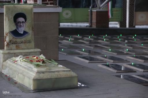 عکس مزار شهید آیت الله سید محمد علی آل هاشم