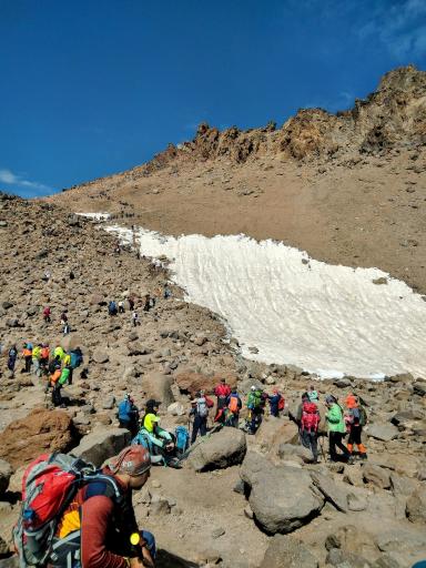 عکس قله سبلان (4811 متر)