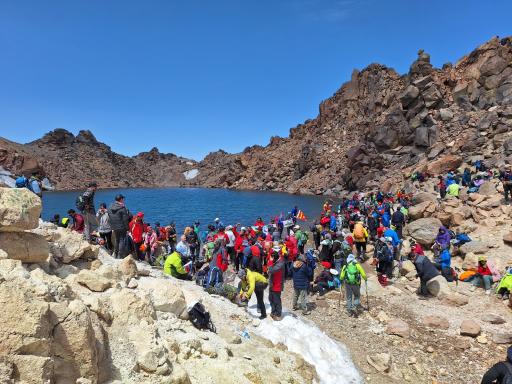 عکس قله سبلان (4811 متر)