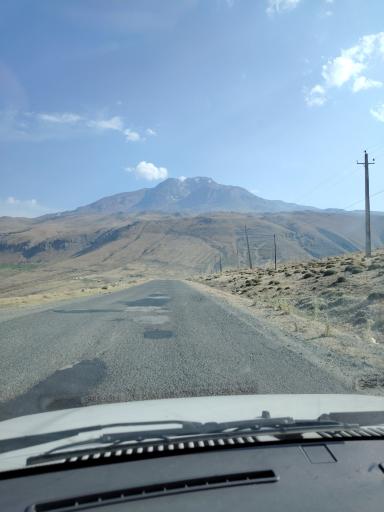 عکس قله سبلان (4811 متر)