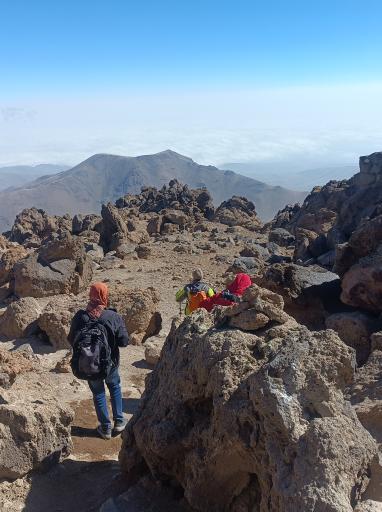 عکس قله سبلان (4811 متر)