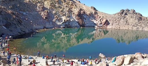 عکس قله سبلان (4811 متر)