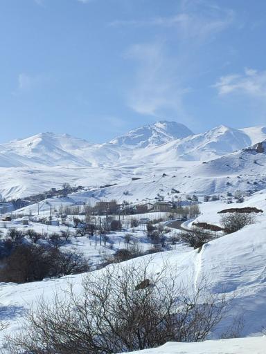 عکس قله سبلان (4811 متر)