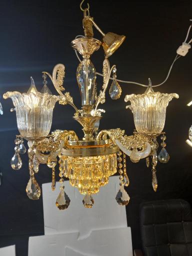 عکس تولیدی لوستر برنز انعکاس