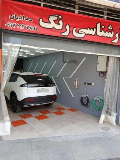 عکس کارشناسی و تشخیص رنگ خودرو حدادیان