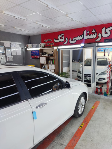 عکس کارشناسی و تشخیص رنگ خودرو حدادیان