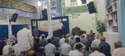 عکس مسجد مطلع فجر و حسینیه سادات 