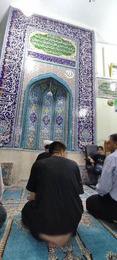 عکس مسجد مطلع فجر و حسینیه سادات 