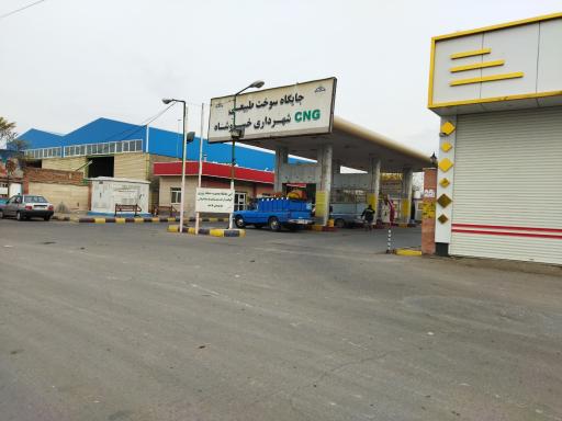 عکس پمپ گاز CNG شهرداری خسرو شاه