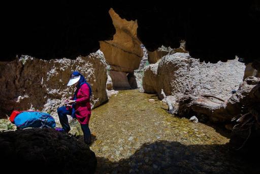 عکس غار آبی شیرز