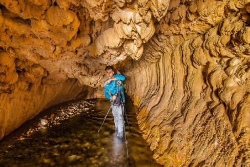 عکس غار آبی شیرز