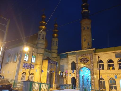 عکس مسجد جامع سعادت آباد نور