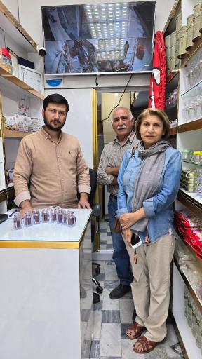 زعفران بانوشید مستقیم از مزرعه