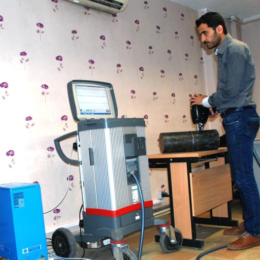 عکس آزمایشگاه متالورژی جهاد شریف