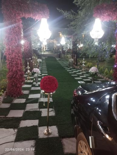 عکس باغ تالار عمارت تشریفات مجنون