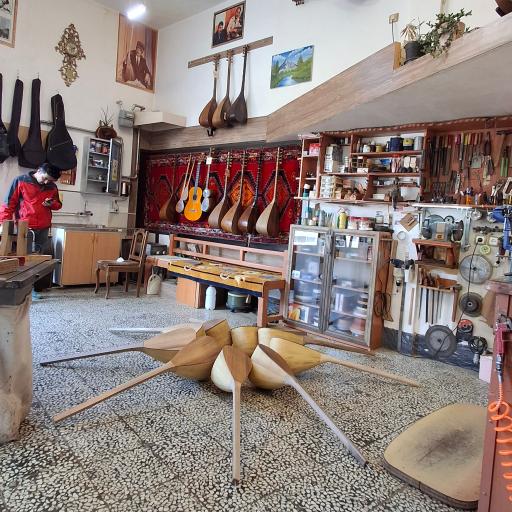 عکس صنایع چوبی و قوپوز عطاپور