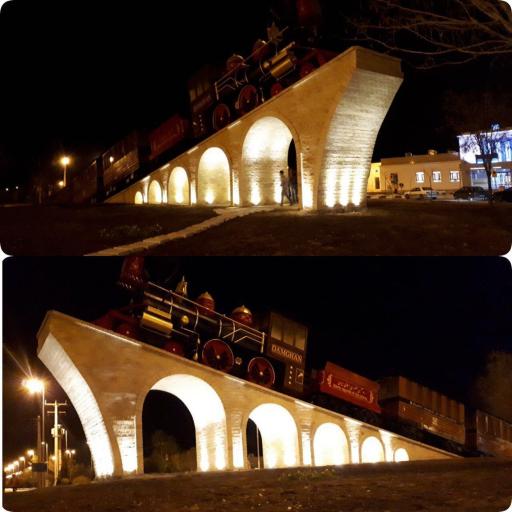 عکس میدان راه آهن دامغان