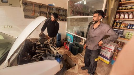 عکس تعویض روغنی حسین