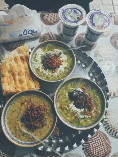 عکس آش و حلیم سید مهدی