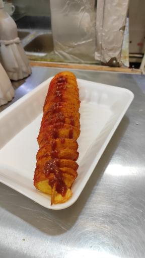 عکس پاچینی ذغالی و فست فود بمب مزه