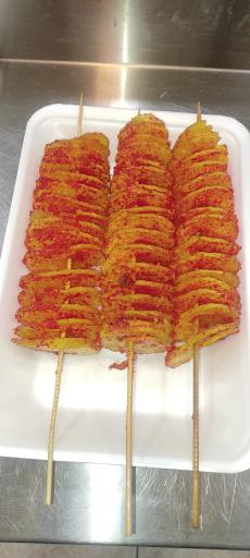 عکس پاچینی ذغالی و فست فود بمب مزه