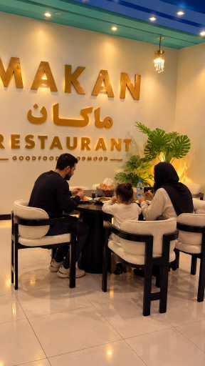 عکس رستوران و بیرون بر ماکان 