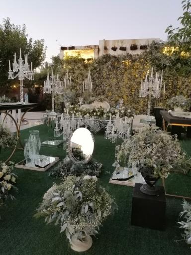 عکس تالار پذیرایی باغ اطلسی