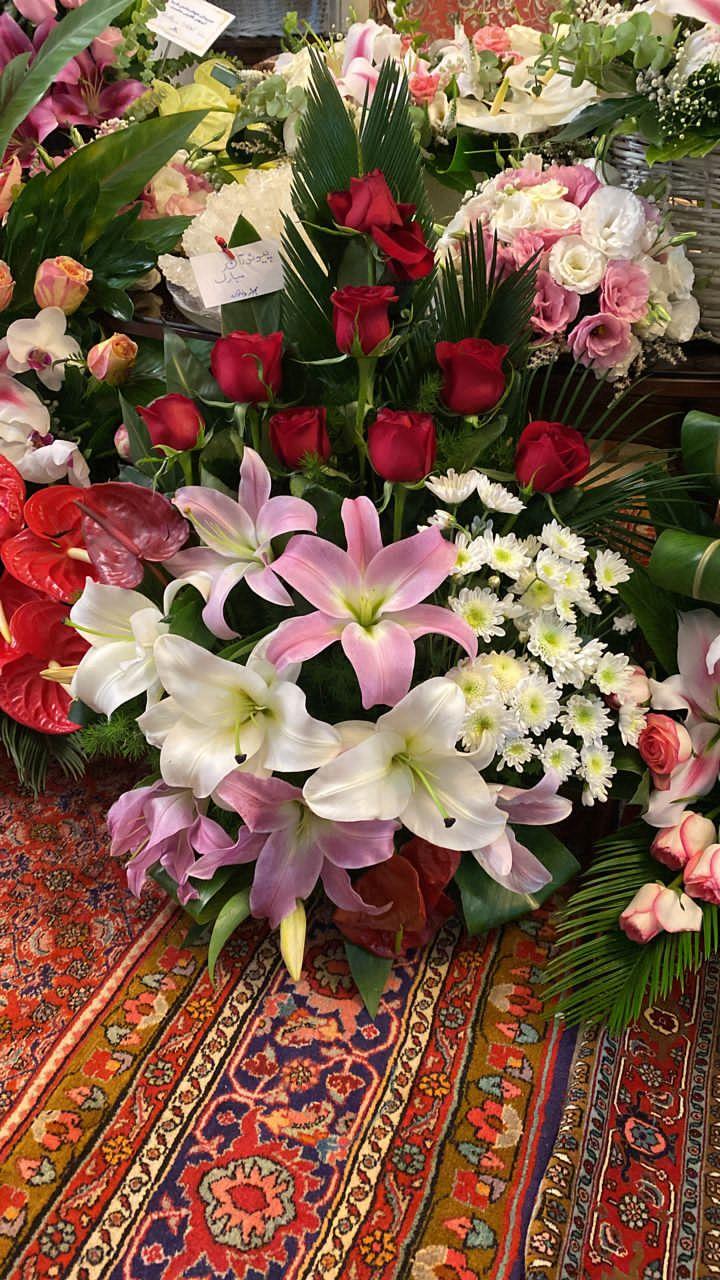 عکس گل فروشی گل یخ