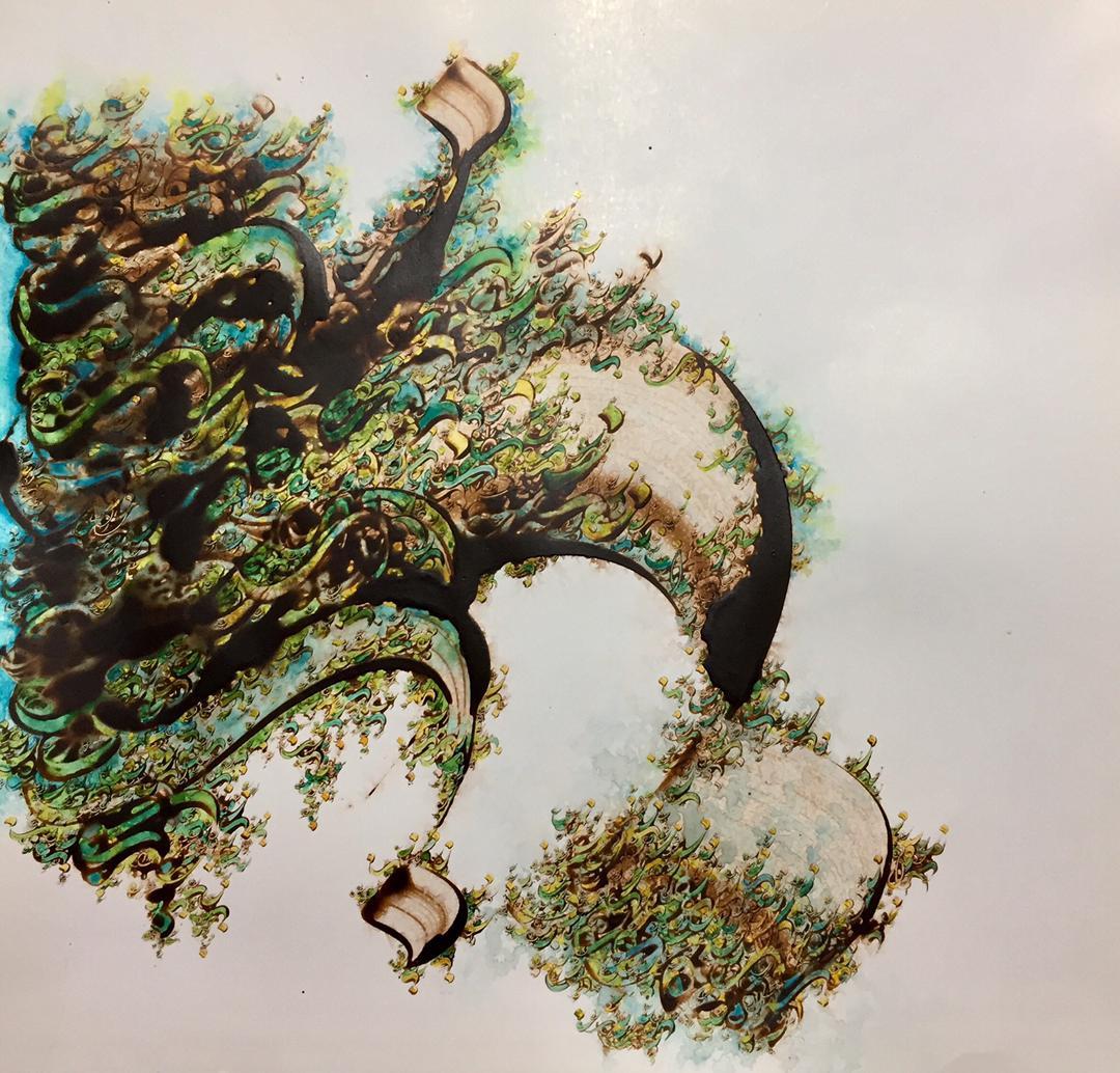 عکس کارگاه نقاشی خط عظیم فلاح