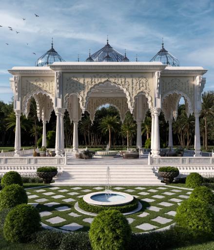 عکس عمارت مراکشی پدری