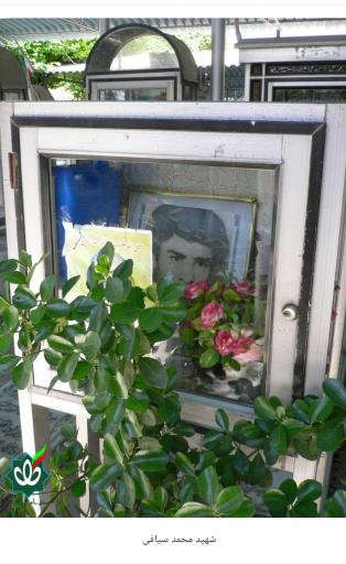 عکس مزار شهید محمد سیافی