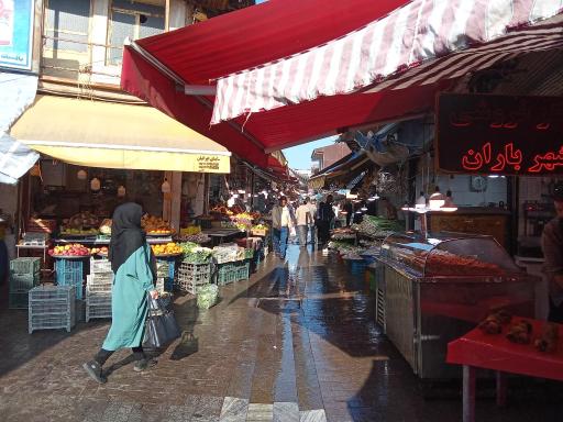 عکس بازار بزرگ رشت
