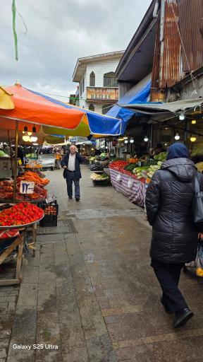 عکس بازار بزرگ رشت